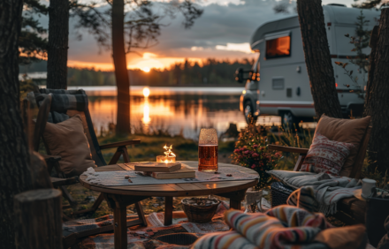 Junto a un lago a las puertas de Picos de Europa