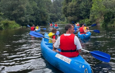 Excursión por el bajo Eo en canoa
