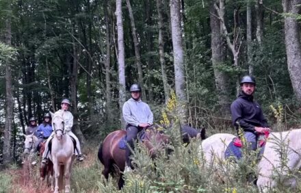 Ruta a caballo de día completo con almuerzo